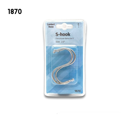 2" S-Hook 3Pcs Pack