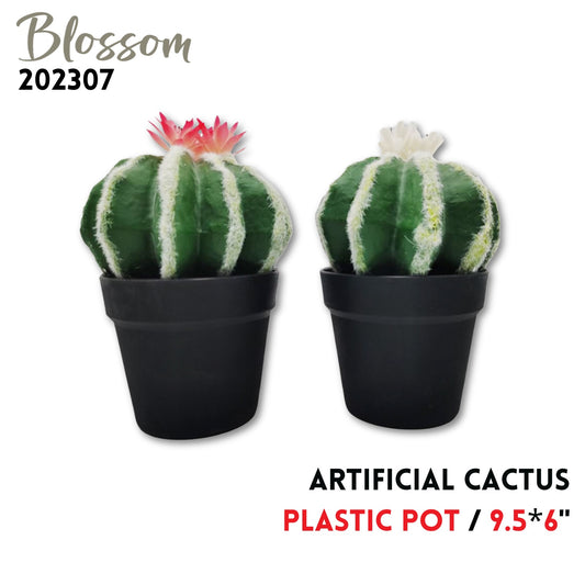 Artificial plant 9.5x 6" plastic pot