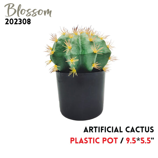 Artificial plant 9.5x5.5" plastic pot