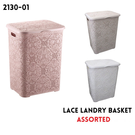 Lace Laundry Basket 60Lt