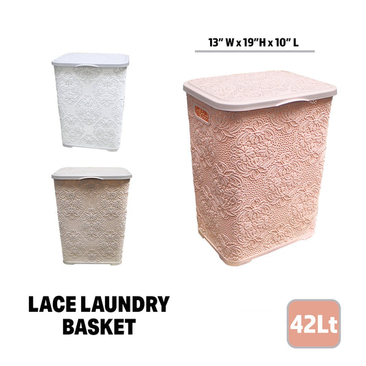 Lace Laundry Basket 42Lt