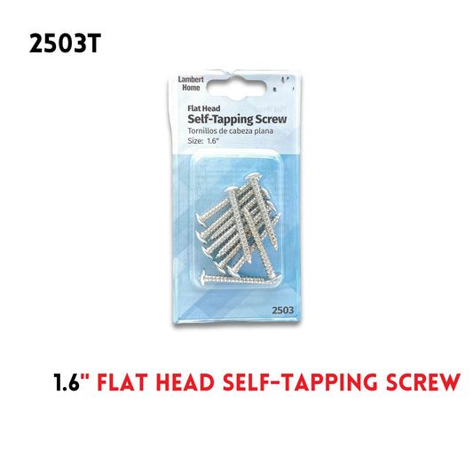 1.6 " Flat Head Self-Tapping Screw  11Pcs Pack