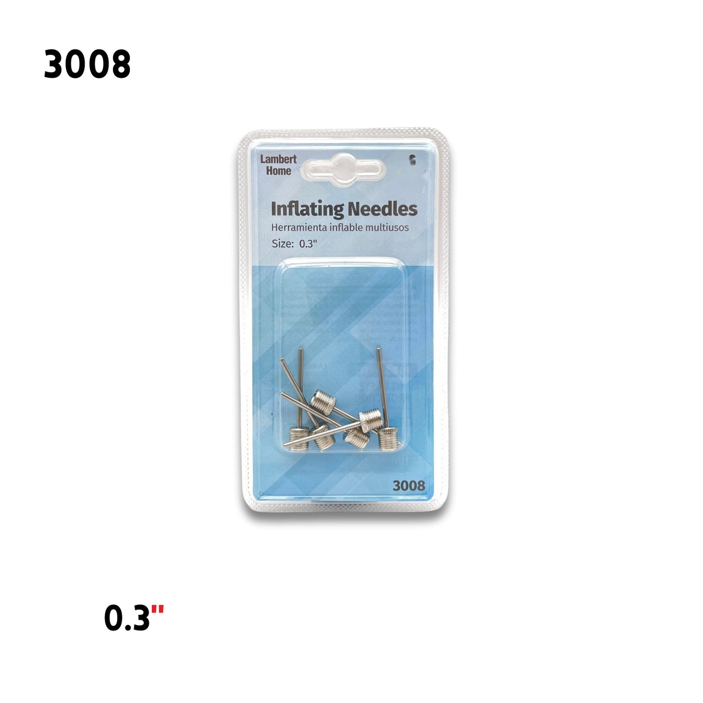0.3" Inflating Needles 6Pcs Pack