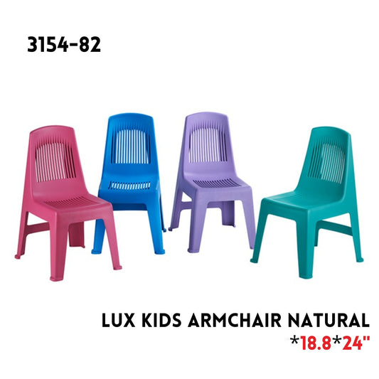 Lux Kids Armchair  Natural