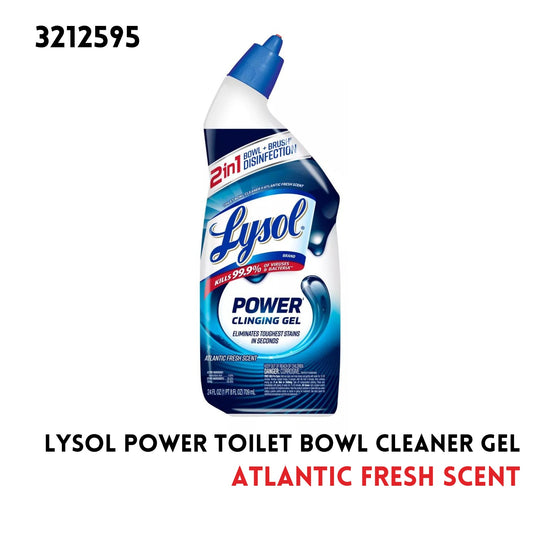 Lysol Power Toilet Bowl Cleaner Gel.