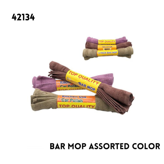 3pcs. Bar Mop Asst Color