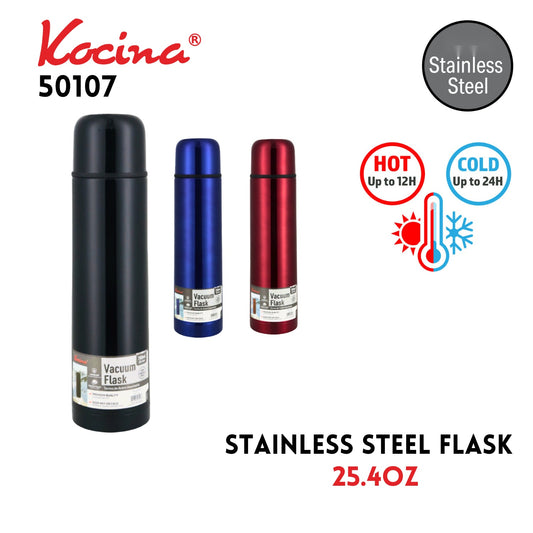 25.4oz Color Stainless Steel Flask (750ml)