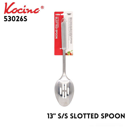 S/S Slotted Spoon 13" S/S Handle