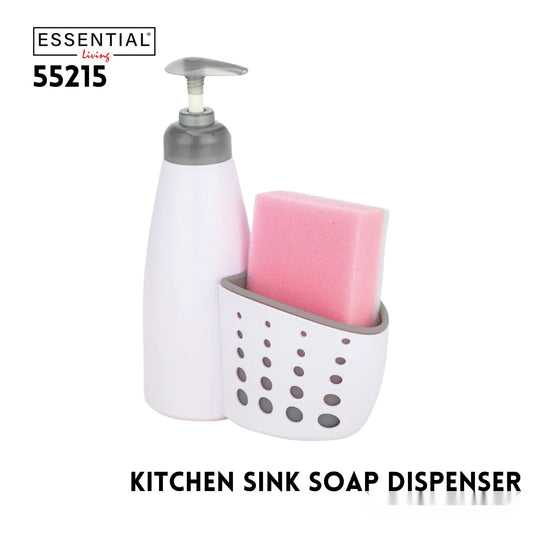 Plastic Kitchen Sink Soap Dispenser, 21x16x7cm
