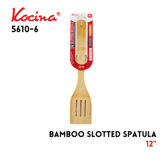 Bamboo 12" Slotted Spatula