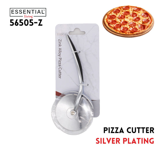 Pizza Cut, Zinc Alloy with Silver Plating
