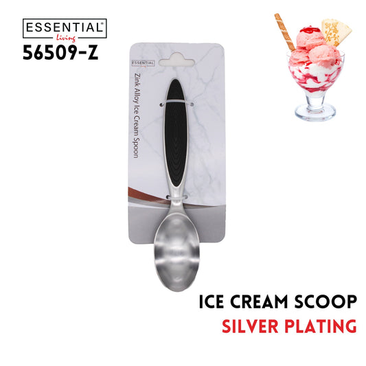 Ice Cream Spoon, Zinc Alloy with Silver Plating