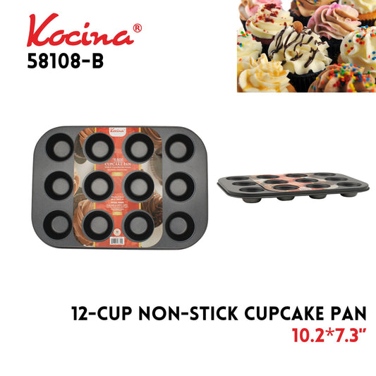 12-cup Non-Stick Cup Cake Pan