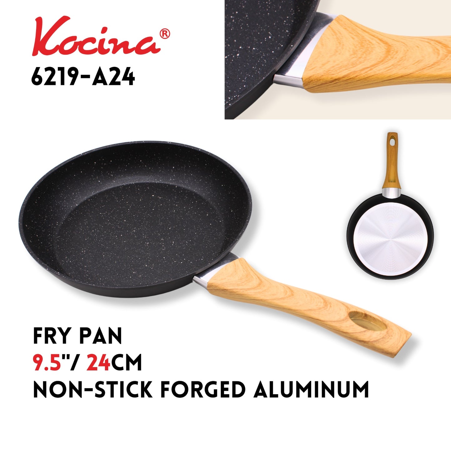 9.5" Non-Stick Aluminum Fry Pan
