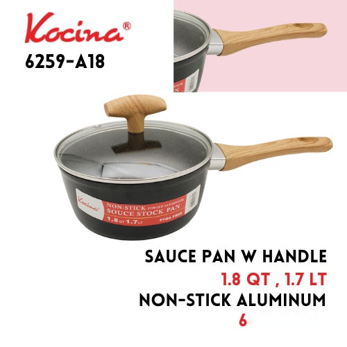 1.8Qt Non-Stick Aluminum Sauce Pan