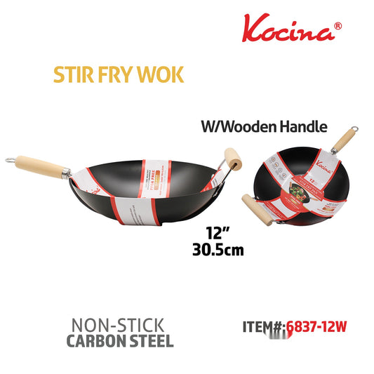 12" Non-Stick Stir Fry Wok