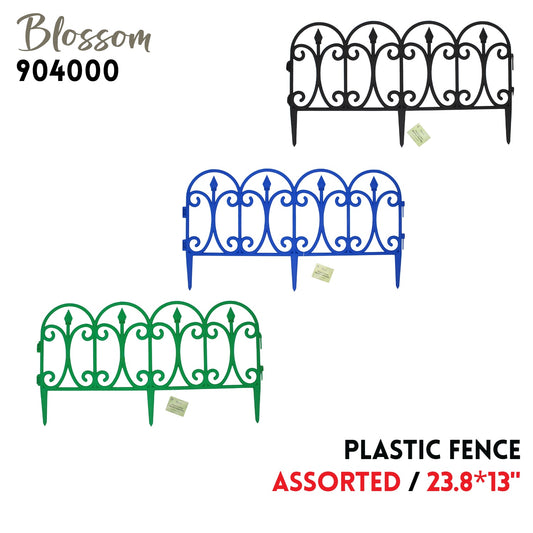 Plastic Fence ,23.8"x13",Asstd 4 colors