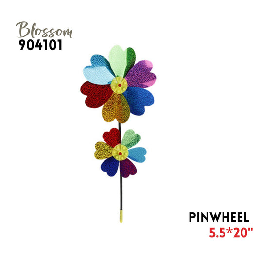 Pinwheel, D5.5"*H20", PET+Class Fiber
