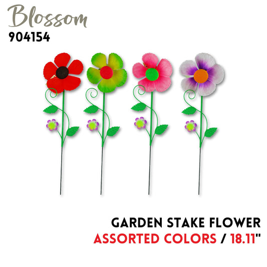 GARDEN STAKE FLOWER ASST