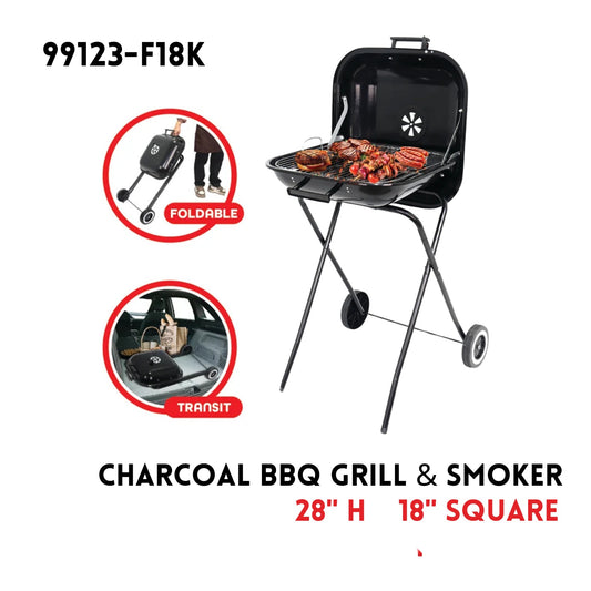 18" Square BBQ Grill
