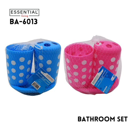 Bathroom Set - 1 Cup, 1 Toothbrush Holder, 1 Soap Dish