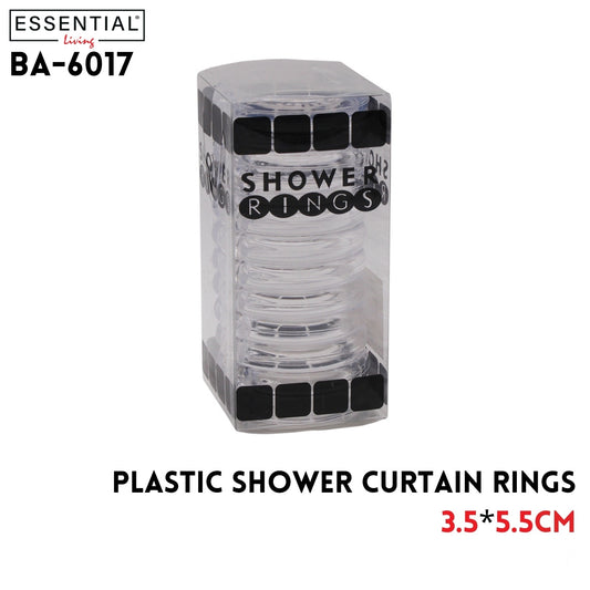 12pcs Plastic Shower Curtian Hooks