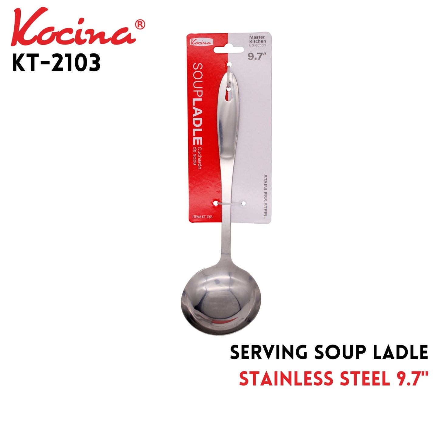 S/S Serving Soup Ladle 9.7"