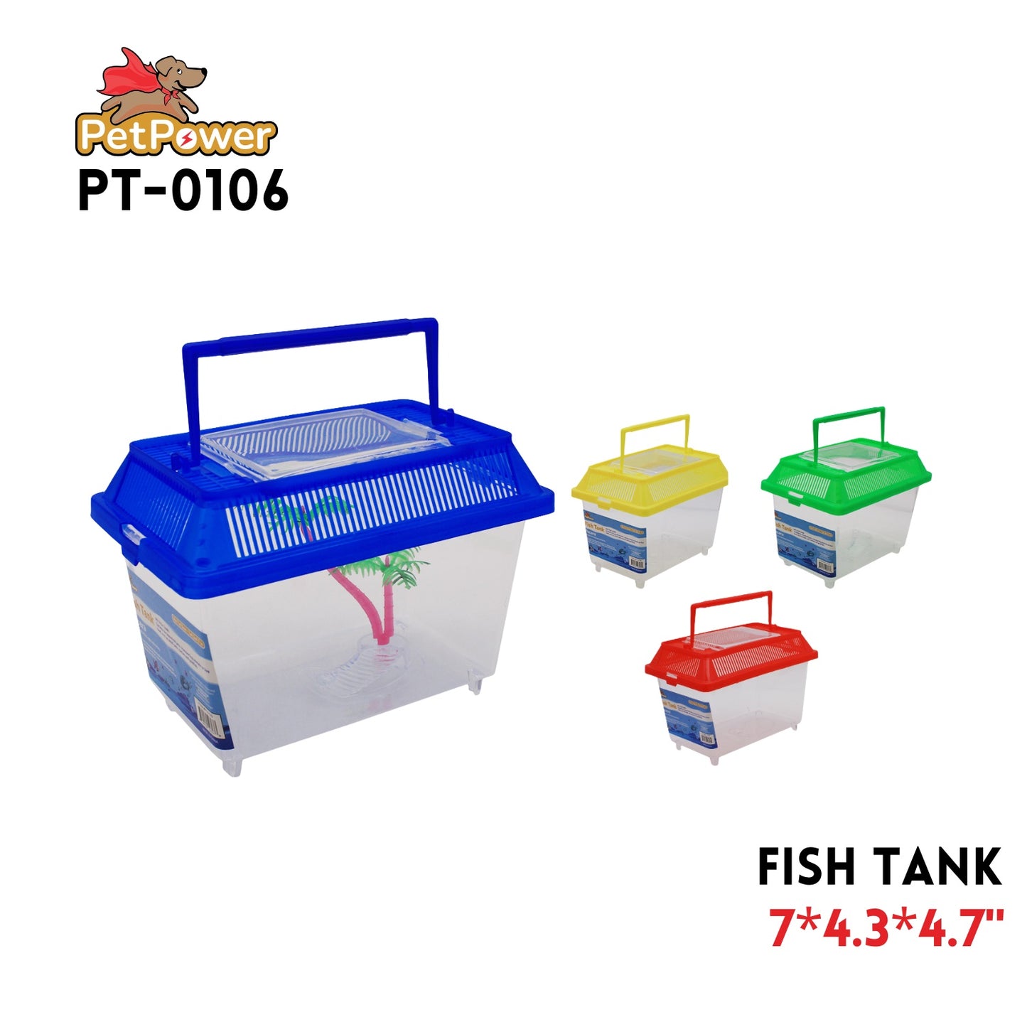 FishTank  7"x4.3"x4.7"