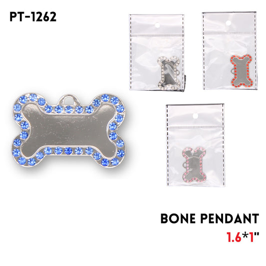 Bone Pendant 1.6"x1"