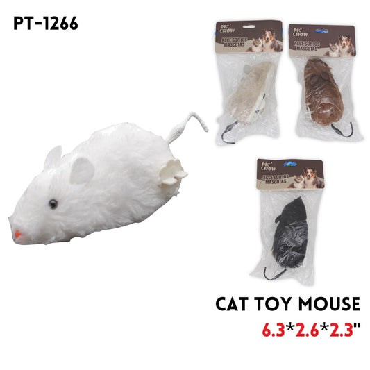 Pet toy mouse 6.3"x2.6"x2.3"