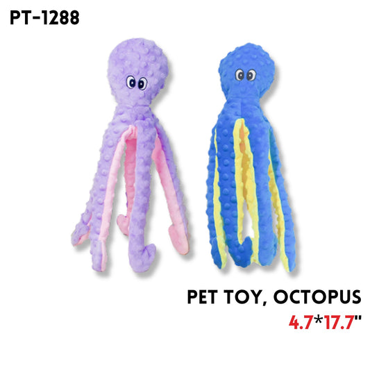 Pet Toy, Octopus, 17.7"x4.7"