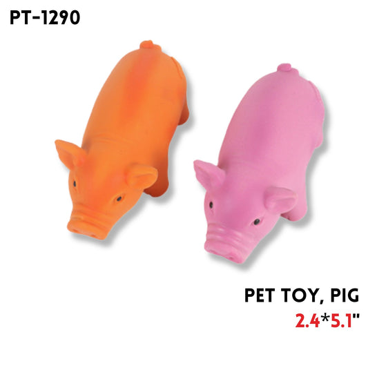 Pet Toy, Pig, 2 Colors, 5.1"x2.4"
