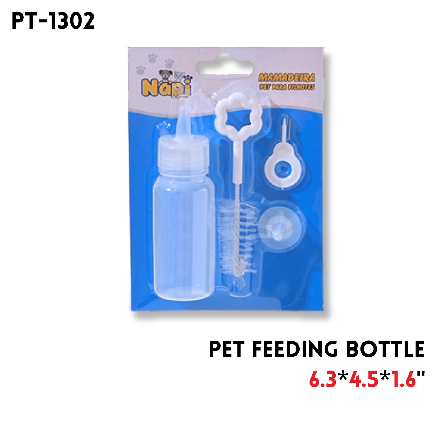 Pet Feeding Bottle 6.3"x4.5"x1.6"