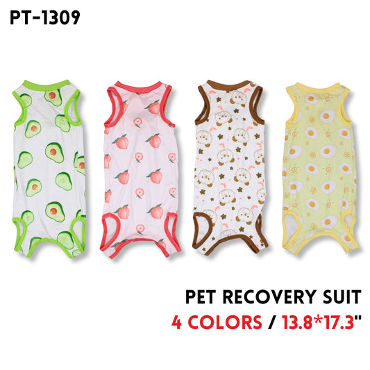 Pet Recovery Suit, 4 Colors, 13.8"x17.3"