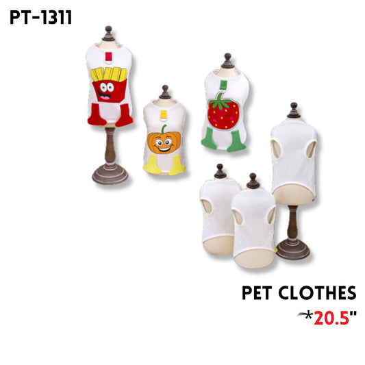 Pet Clothes, 3 Colors, 16"x20.5"