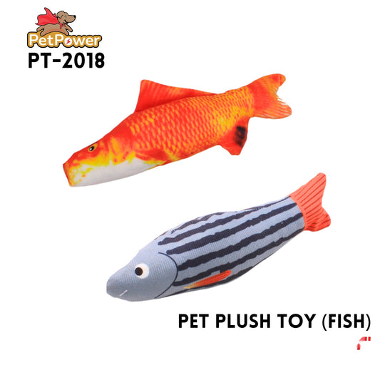 Pet Toy (Fish) 9" long assorted colors