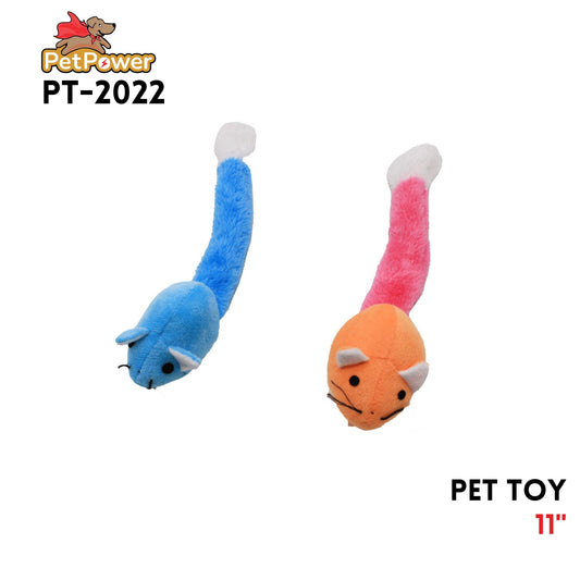 Pet Toy Assorted Colors 11" Long