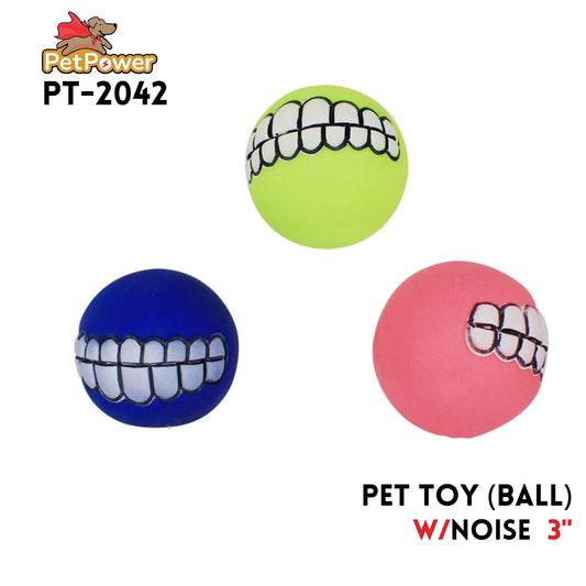 Pet Toy (Balls assorted colors) 3" diameter
