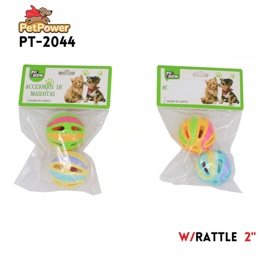 Pet Toy (Balls assorted colors 2" diameters)