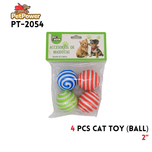 Pet Toy balls assorted colors 2" diameters