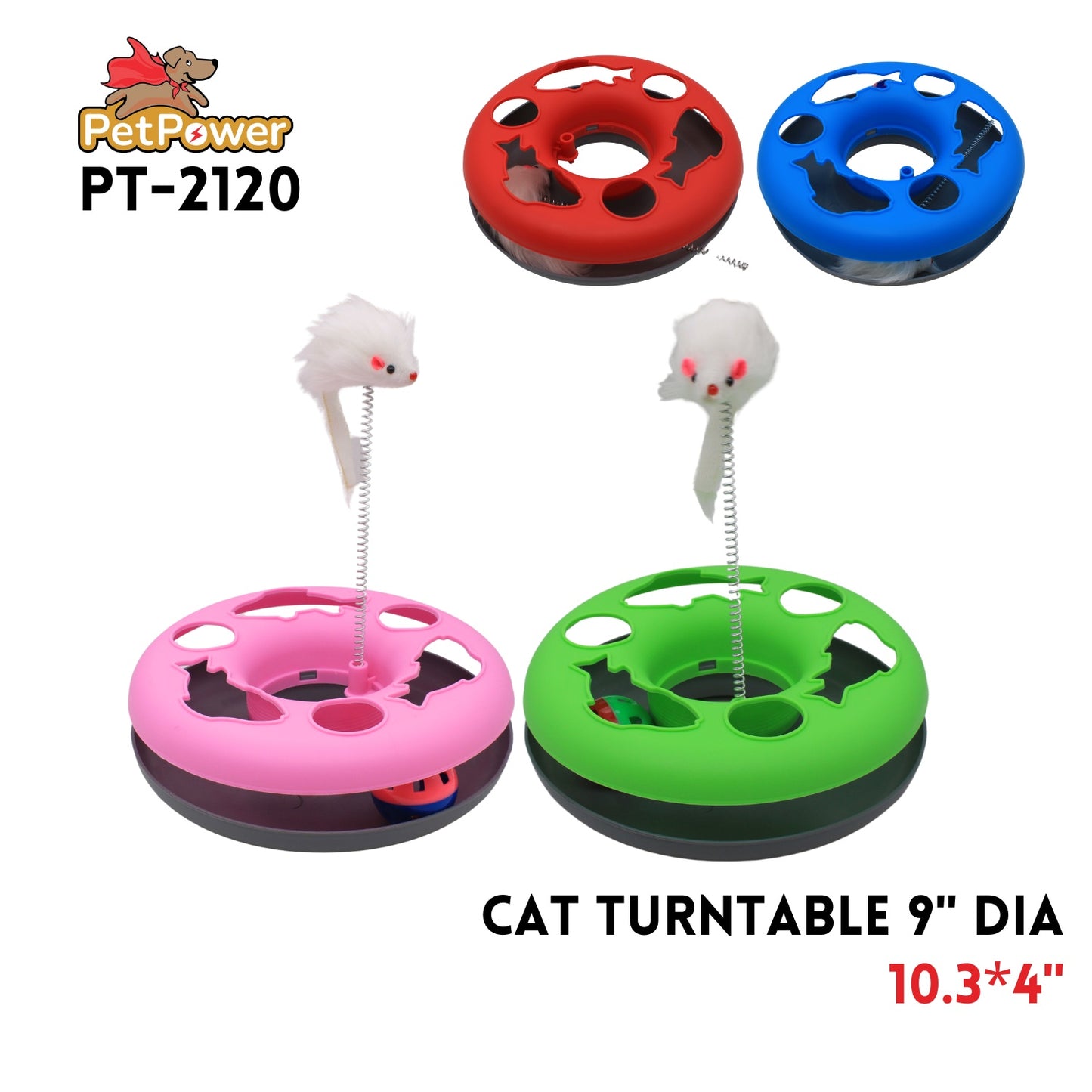 Cat Turntable 9" Dia