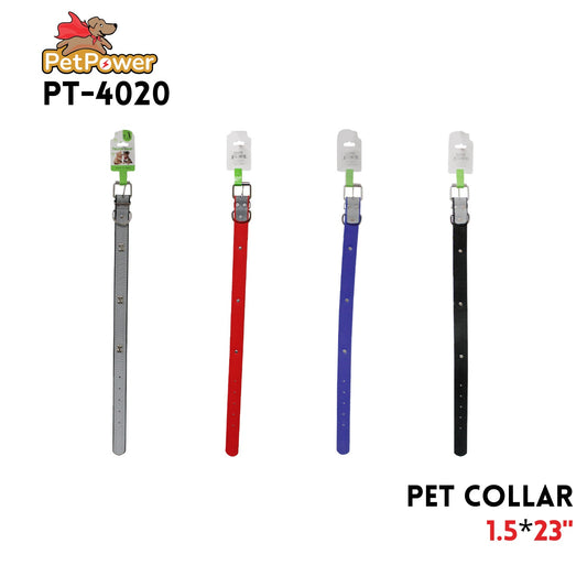 Pet Reflective Collar 23X1.5" Asst Colors