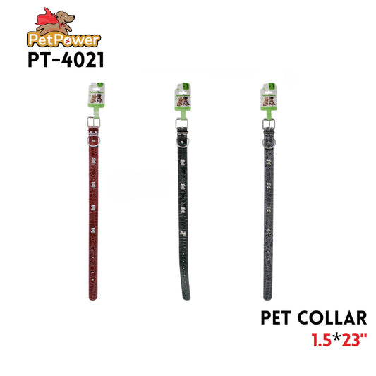 Pet Collar  23X1.5" Asst Colors
