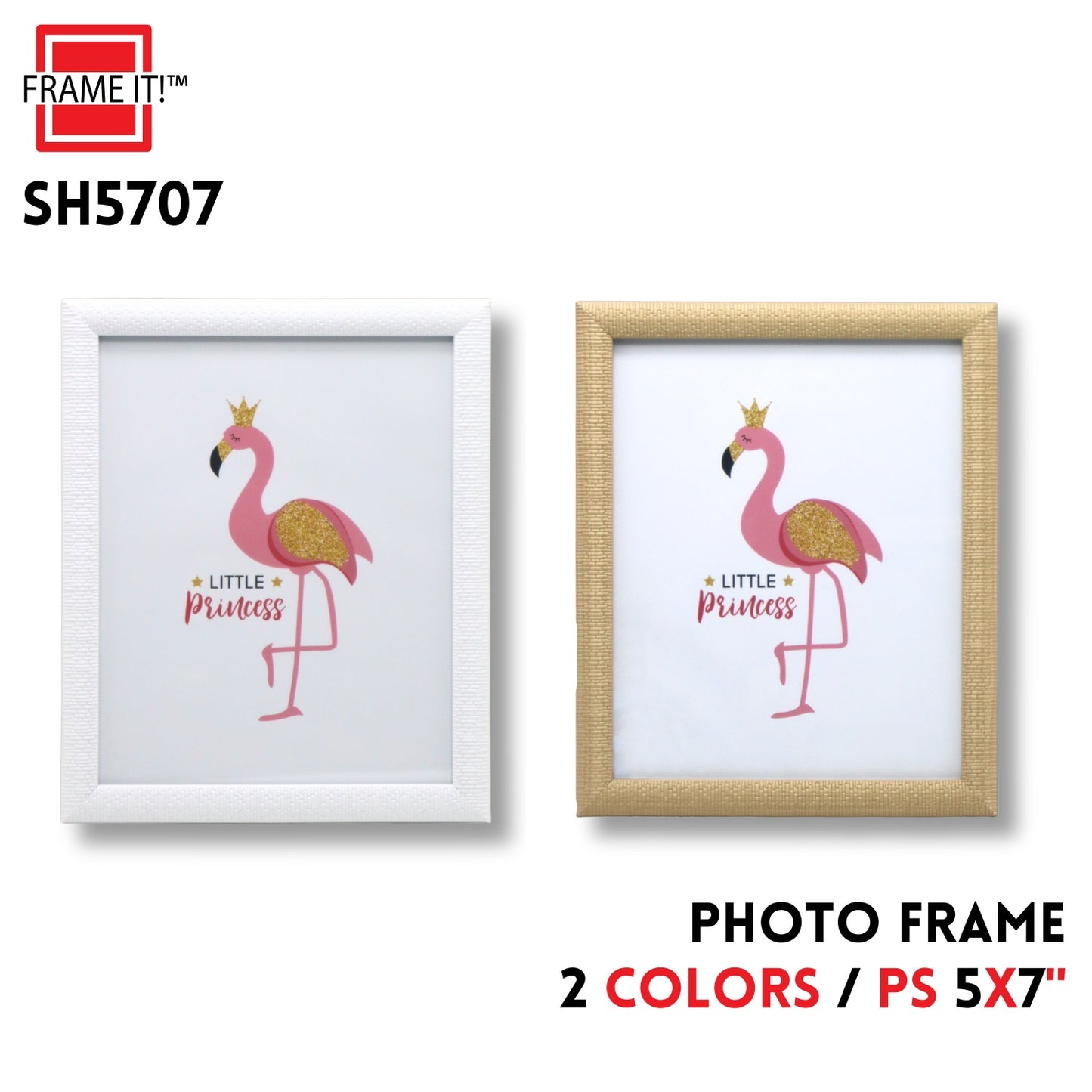 PS Photo Frame 5x7" 2 Colors Asstd