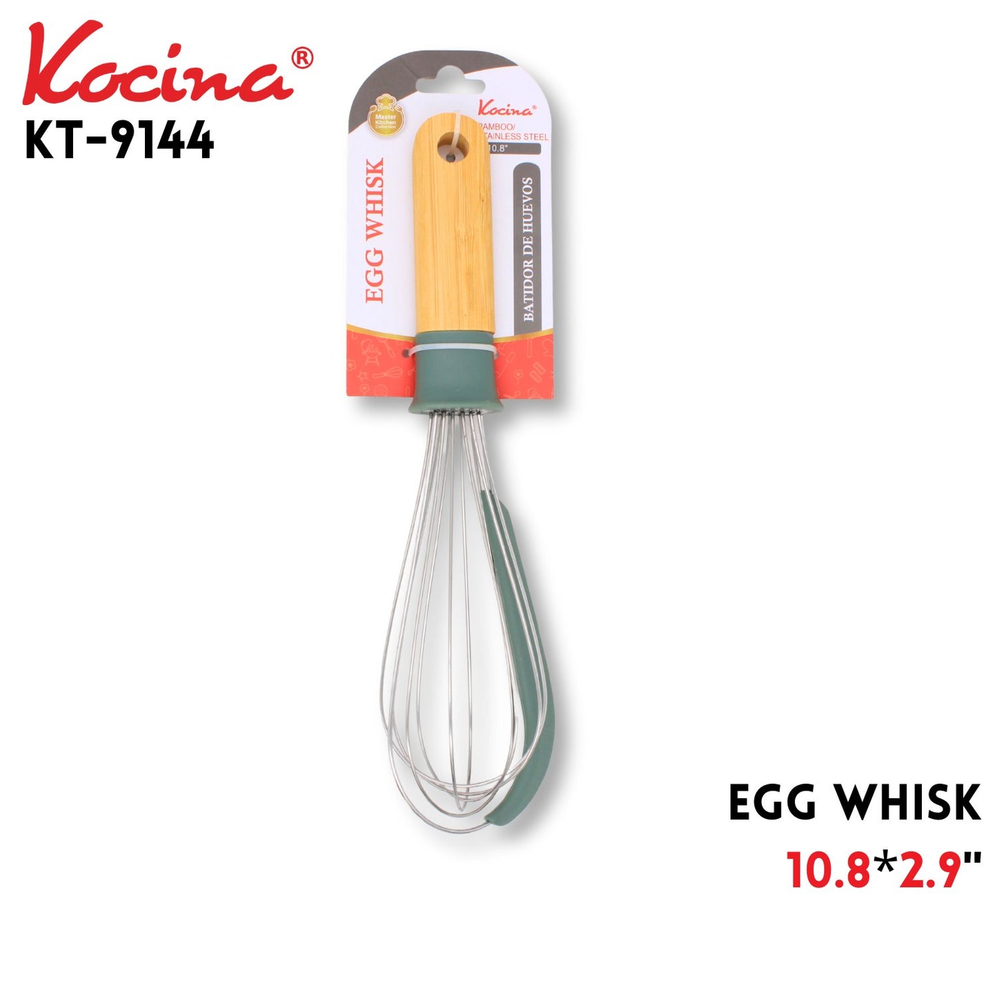Egg Whisk 10.8*2.9Inch