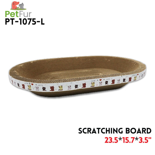 Scratching board-L,23.5"x15.7"x3.5",Corrugated Paper