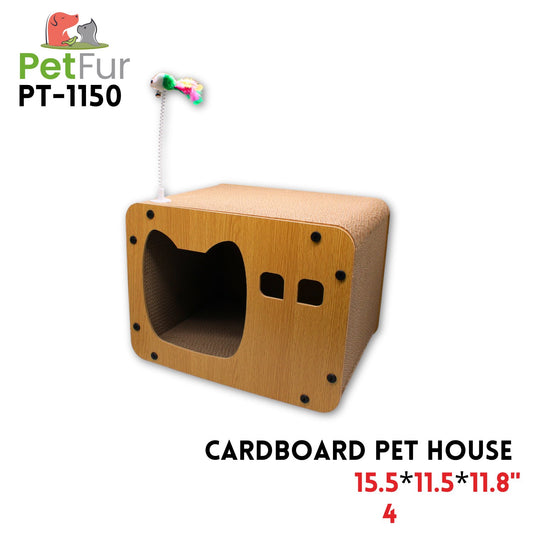 Pet House Cardboard 15.5*11.5*11.8inch