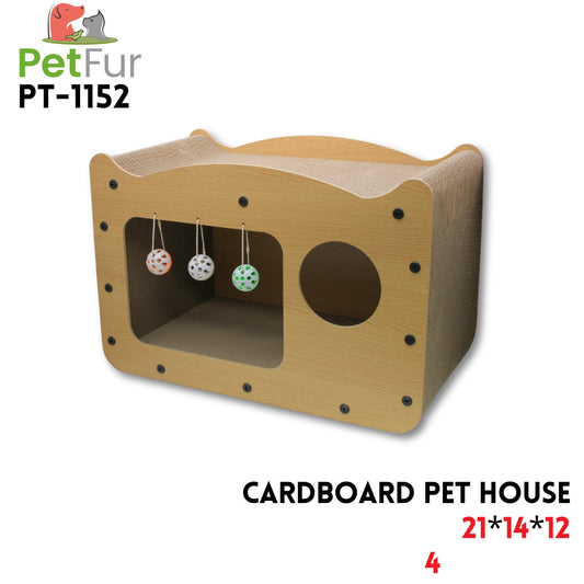 Pet House, wood, 21"X14"X12"
