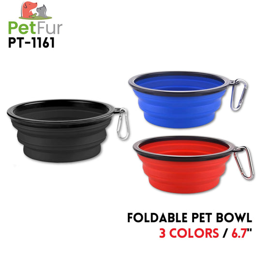 Foldable Pet Bowl, wood, 2 colors
