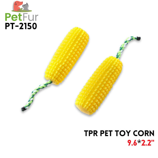TPR Pet Toy Corn,9.6"*2.2"